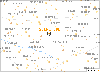 map of Slepetovo