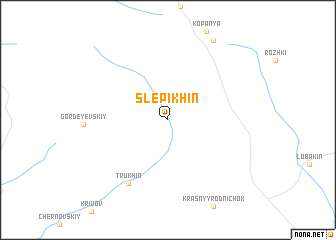 map of Slepikhin