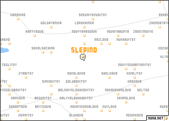 map of Slepino