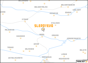 map of Slepoyevo