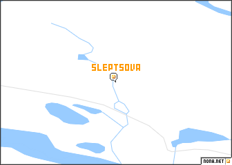 map of Sleptsova