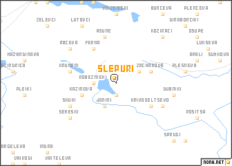 map of Slepuri