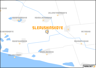 map of Slepushinskoye