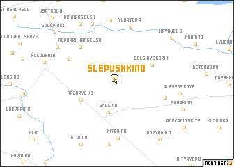 map of Slepushkino