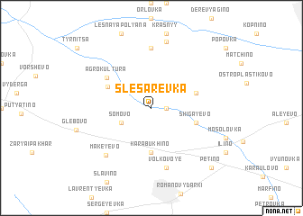 map of Slesarëvka