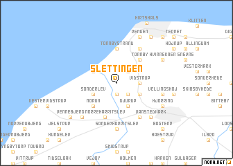 map of Slettingen