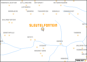 map of Sleutelfontein