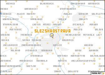 map of Slezská Ostrava