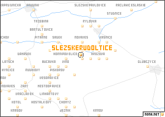 map of Slezské Rudoltice