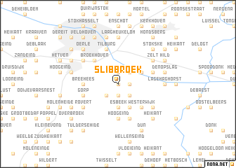 map of Slibbroek