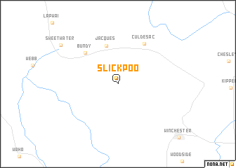 map of Slickpoo