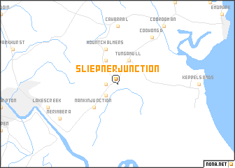 map of Sliepner Junction