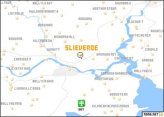 map of Slieveroe