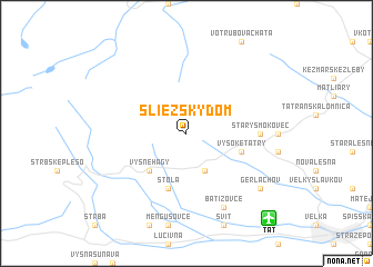 map of Sliezsky Dom