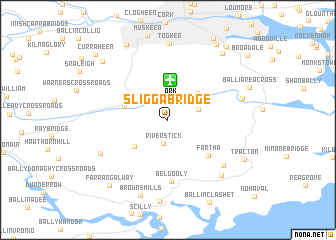 map of Sligga Bridge