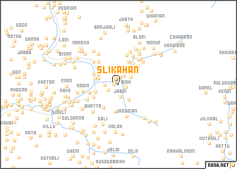 map of Slikāhan