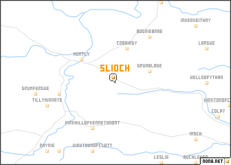 map of Slioch