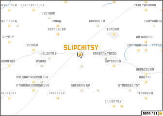 map of Slipchitsy