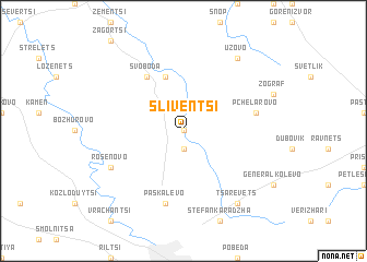 map of Sliventsi