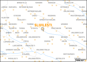 map of Slivileşti