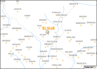 map of Slivje
