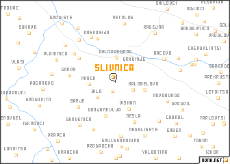 map of Slivnica