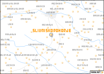 map of Slivniško Pohorje