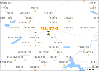 map of Śliwiczki