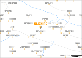 map of Slizhino