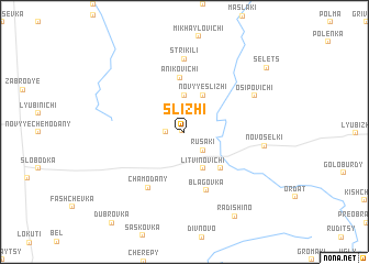 map of Slizhi