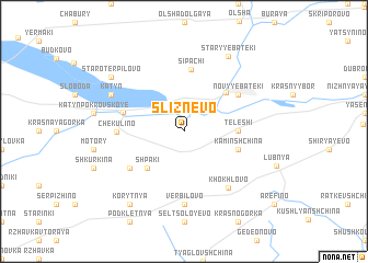 map of Sliznëvo