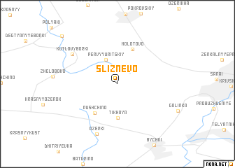 map of Sliznëvo