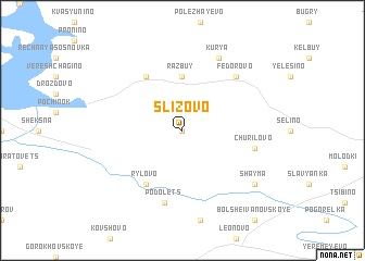 map of Slizovo
