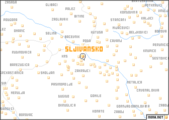 map of Šljivansko