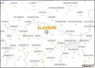 map of Šljivovac