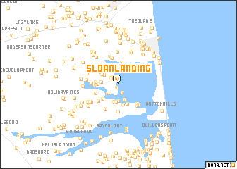 map of Sloan Landing