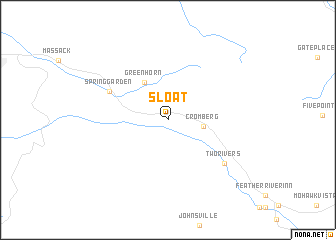 map of Sloat