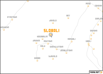 map of Slobali