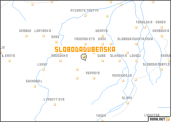 map of Sloboda-Dubenʼska