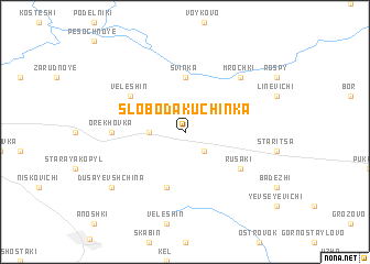 map of Sloboda-Kuchinka