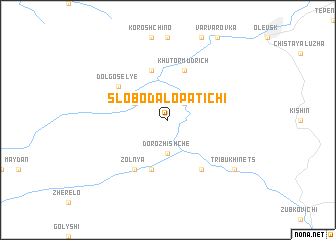 map of Sloboda Lopatichi