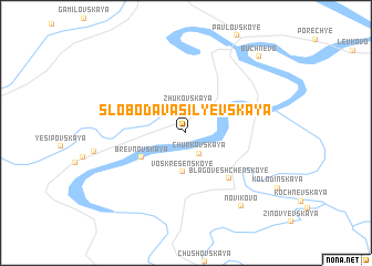 map of (( Sloboda-Vasil\