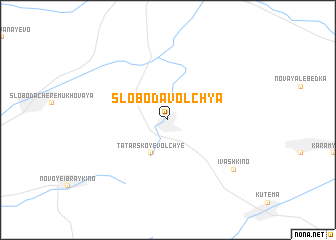 map of Sloboda Volch\