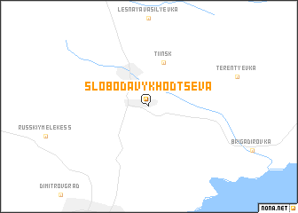 map of Sloboda-Vykhodtseva