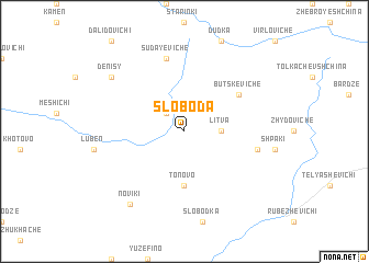 map of Sloboda