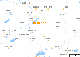 map of Sloboda