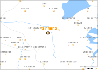 map of Sloboda