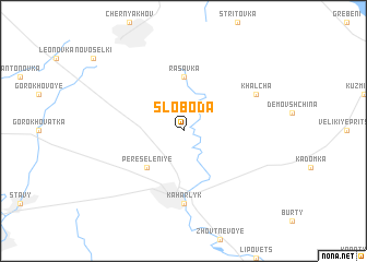 map of Sloboda