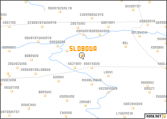 map of Sloboda