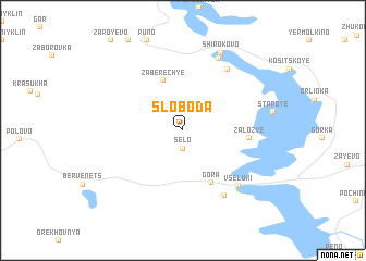 map of Sloboda